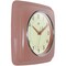 Infinity Instruments Square Retro Wall Clock, Terracotta, 9.25 in 13228TC-4103 - alternate 6