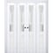 Sartodoors Sliding Closet Double Bi-fold Doors White Solid Core Modern Interior VEREGIO7339DBF-WS-72 x 80 (4* 18x80) - alternate 1