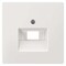 Siemens DELTA style, titanium white Cover plate UAE connection socket 68x 68 mm 5TG1394 - alternate 1
