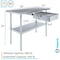 Amgood 24 in. x 48 in. Stainless Steel Table With Drawer AMG WT-2448 + DRAWER-1520-Z - alternate 4