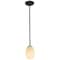 Access Lighting Brandy FireBird, Pendant, Oil Rubbed Bronze Finish, White Firebird Glass 28023-1R-ORB/WHTFB - alternate 6
