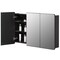 Basicwise Cabinet, Black, 25.5 in H, 40 in W QI004703.BK - alternate 10
