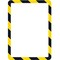 Tarifold Sign Holder, Yellow/Black, 1/8 in. H, PK2 P194994 - alternate 1