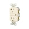 Eaton Wiring Devices Eaton Tamper-Resistant GFCI Receptacle, 125 V, 20 A, NEMA: NEMA 5-20R, Back, Side Wiring, Light Almond TRGF20LA - alternate 6
