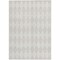 Homeroots 5' X 8' Ivory And Beige Geometric Washable Indoor Outdoor Area Rug 577056 - alternate 8