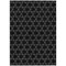 Homeroots 5' X 8' Black And White Geometric Washable Indoor Outdoor Area Rug 613543 - alternate 1
