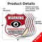 Signmission Neighborhood Crime Watch Shield Sign War, 4 inch X 4 inch, Vinyl Decal, 5PK SHI-D-5PACK-4-387 - alternate 5