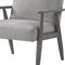 Homeroots 30" Gray Linen Arm Chair 533962 - alternate 8