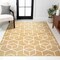 Jonathan Y Tumbling Blocks Modern Geometric Gold/White 3 ft. x 5 ft. Area Rug SEU101E-3 - alternate 1