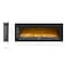 Northwest 50in Wall Mounted Electric Fireplace 10-Color LED Flames Wall Mounted Fireplace Heater 80-WSG02-BLACK - alternate 7