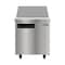 Koolmore 27 in. 1 Door Refrigerated Mega Sandwich Prep Table, 12 Pan Capacity and 7.1  Cu. Ft. of Storage KM-MPTR27-1D - alternate 1