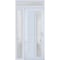 Vdomdoors Front Exterior Prehung FiberGlass Door Frosted Glass / Manux 8088 White Silk / Sidelight and Transo MANUX8088EXD-WS-W30+14 x H80+14-LH - alternate 6