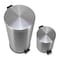 Happimess Oscar 8-Gallon Step-Open Trash Can with FREE Mini Trash Can, Platinum Silver HPM1000A - alternate 9