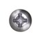 Auveco 10 x 5/8in #8 Head Phillips Oval Head Tapping Screw Chrome, 100PK 2724 - alternate 2