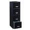 Space Solutions 14.25 in W 4 Drawer Vertical File Cabinet, Black 21618 - alternate 16
