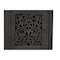 Homeroots 68" Black Carved Floral Scroll Solid Wood Computer Desk With Three Drawers 569608 - alternate 8