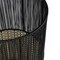 Happimess Harper Modern 4.13-Gallon 2-Tone Faux Wicker Cylinder Outdoor Trash Can, Black/Cream HPM1101D - alternate 9