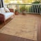 Homeroots 9' X 12' Beige And Taupe Aztec Washable Indoor Outdoor Area Rug 615540 - alternate 9