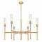 Z-Lite Esme Modern Gold 6 Light Chandelier 3047-6MGLD - alternate 7