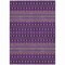 Homeroots 8' X 10' Purple Pink And Yellow Tribal Washable Indoor Outdoor Area Rug 582587 - alternate 9