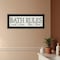Homeroots Bath Rules 2 Black Framed Print Bathroom Wall Art 406769 - alternate 3