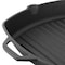 Megachef 10.4 Inch Pre-Seasoned Cast Iron Griddle with Tempered Glass Lid MCCI-72626 - alternate 8