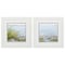 Homeroots 19" X 19" White Frame Afternoon On Shore, Set Of 2, 2PK 365267 - alternate 3