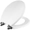 Bemis Benton Slow Close Round White Enameled Wood Toilet Seat 26MBSL 000 - alternate 1