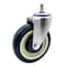 Service Caster Shopping Cart Swivel Caster 5'' Polyurethane w/1/2 Threaded Stem SCC-TSSC20S514-PPUB - alternate 1