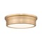 Z-Lite Bentley Modern Gold 1 Light Flush Mount 7702F16-MGLD-LED - alternate 1
