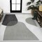 Jonathan Y Zia Modern Geometric Organic Shapes Cream/Black 3 ft. x 5 ft. Indoor/Outdoor Area Rug TSN306A-3 - alternate 8