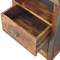 Homeroots 24" Brown Solid Wood Two Drawer Nightstand 651488 - alternate 16