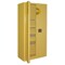 Securall Spill Containment Cabinet, 27 Cubic Feet, 4 Shelves, 36 in W x 72 in H x 18 in D, Yellow SCC172 - alternate 2