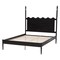 Baxton Studio Brantley Spindle Platform Bed - Bed Frame with Scalloped Headboard and Turned Posts, Black, Queen 272-14808-ZORO - alternate 9