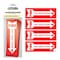 Fuel Stickers Fire Extinguisher Sticker, Commercial & Business Use, Safety Sign, Compliance, 6in x 2in, 4PK Z-462FIRE-TALL-4PK - alternate 1