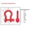 Mytee Products 1-3/4in Anchor Shackle Forged Carbon Steel & Alloy Screw Pin - 25T WLL, 2PK SHACKLE-ANCHOR-SP-134x2 - alternate 9