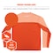 Ergodyne Cooling Long Sleeve T-Shirt, Main body: 92% polyester, 8% spandex, Mesh: 100% polyester, Orange 6689 - alternate 6