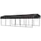 Arrow 10 x 29 x 7 ft Charcoal Carport CPHC102907 - alternate 1