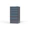 Strong Hold 6 drawer cabinet - (2x 6ft, 1x 7ft, 1x 8ft, 1x 9ft, 1x 12ft) - Blue accents - Keyed Alike S3060-PPAAS-0603FS - alternate 3