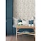A-Street Prints Beach Rose Neutral Floral Fruits Wallpaper 4172-27493 - alternate 4