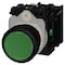 Siemens Illuminated pushbutton, 22 mm, round, plastic, green, pushbutton 3SU1103-0AB40-1BA0 - alternate 5