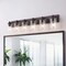 Jonathan Y Irving 40" 6-Light Seeded Glass/Iron Modern Contemporary LED Vanity Light, Oil Rubbed Bronze JYL7621E - alternate 12