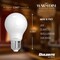 Bulbrite 9 Watt LED A19 Light Bulbs, Warm Dimming 3000K Soft White, 1800K Candlelight, 800 Lumens, 2PK 862884 - alternate 6