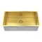 Homeroots 9in X 30in Gold Stainless Steel Undermount Kitchen Sink 719944 - alternate 1