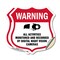 Signmission Video Surveillance Shield Sign Warning A, 6 inch X 6 inch, Vinyl Decal, 2PK SHI-D-2PACK-6-474 - alternate 1