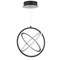 Jonathan Y Orbit 16.5" Adjustable Integrated LED Metal Pendant, Black JYL7211A - alternate 11