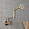 Kingston Brass Wall Mount Pot Filler Faucet, Antique Brass KS4103CG - alternate 6