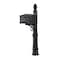 Architectural Mailboxes Stratford Mailbox and Post Combo, Black SC000BAM - alternate 1