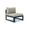 Leisuremod Chelsea 5-Pc Aluminum Sectional & Fire Pit Set, Weather-Resistant, 6-Person CSFBL-4BG - alternate 9