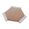 Apollo Tile Aureole 8.66 in. x 9.84 in. Matte Terra Mauve and White Porcelain Hexagon Wall and Floor Tile (8.07 sq ft/case) - 18 Sheets APLENC88COTA - alternate 1